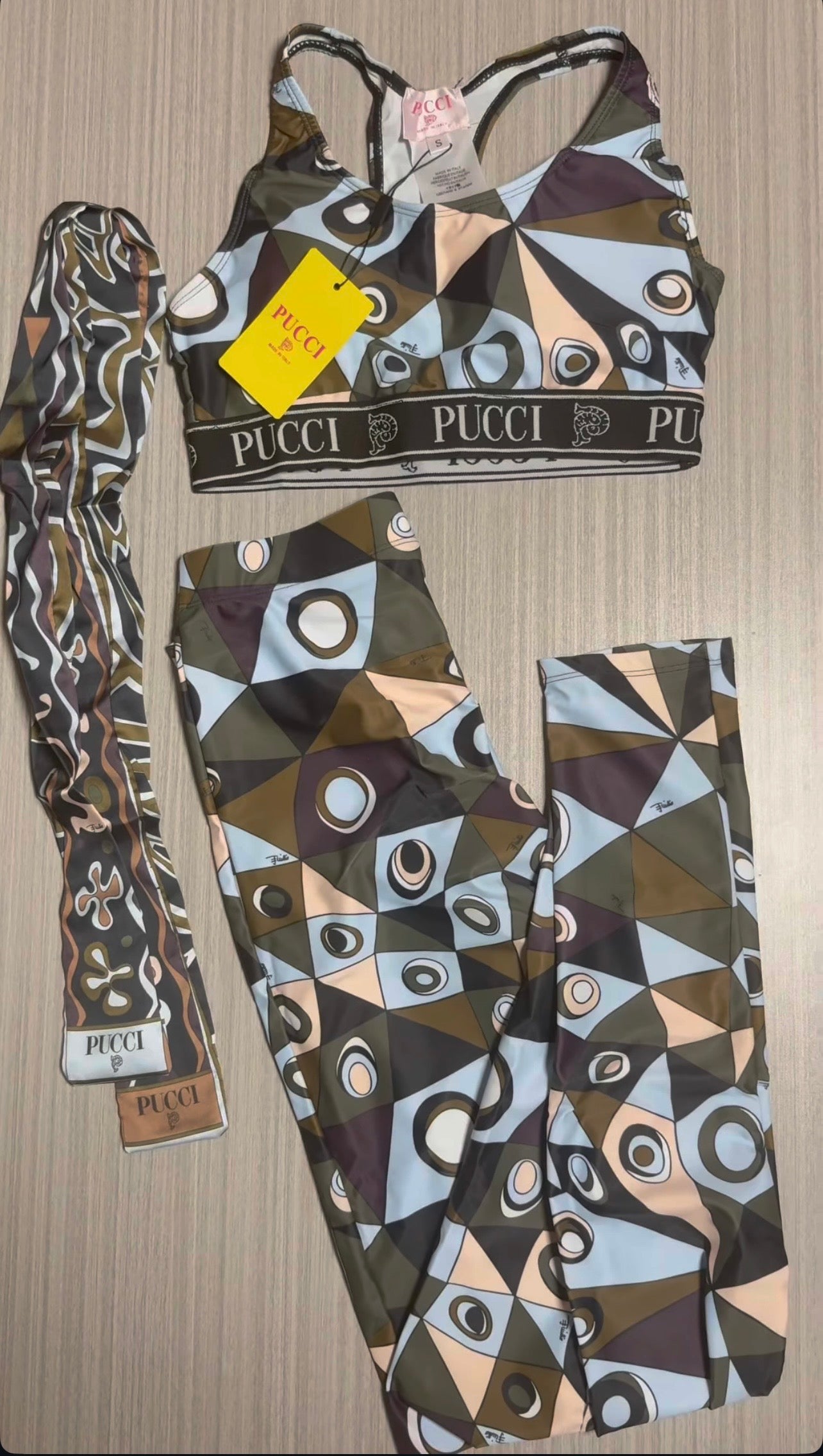 Mirage Olive Pucci Set