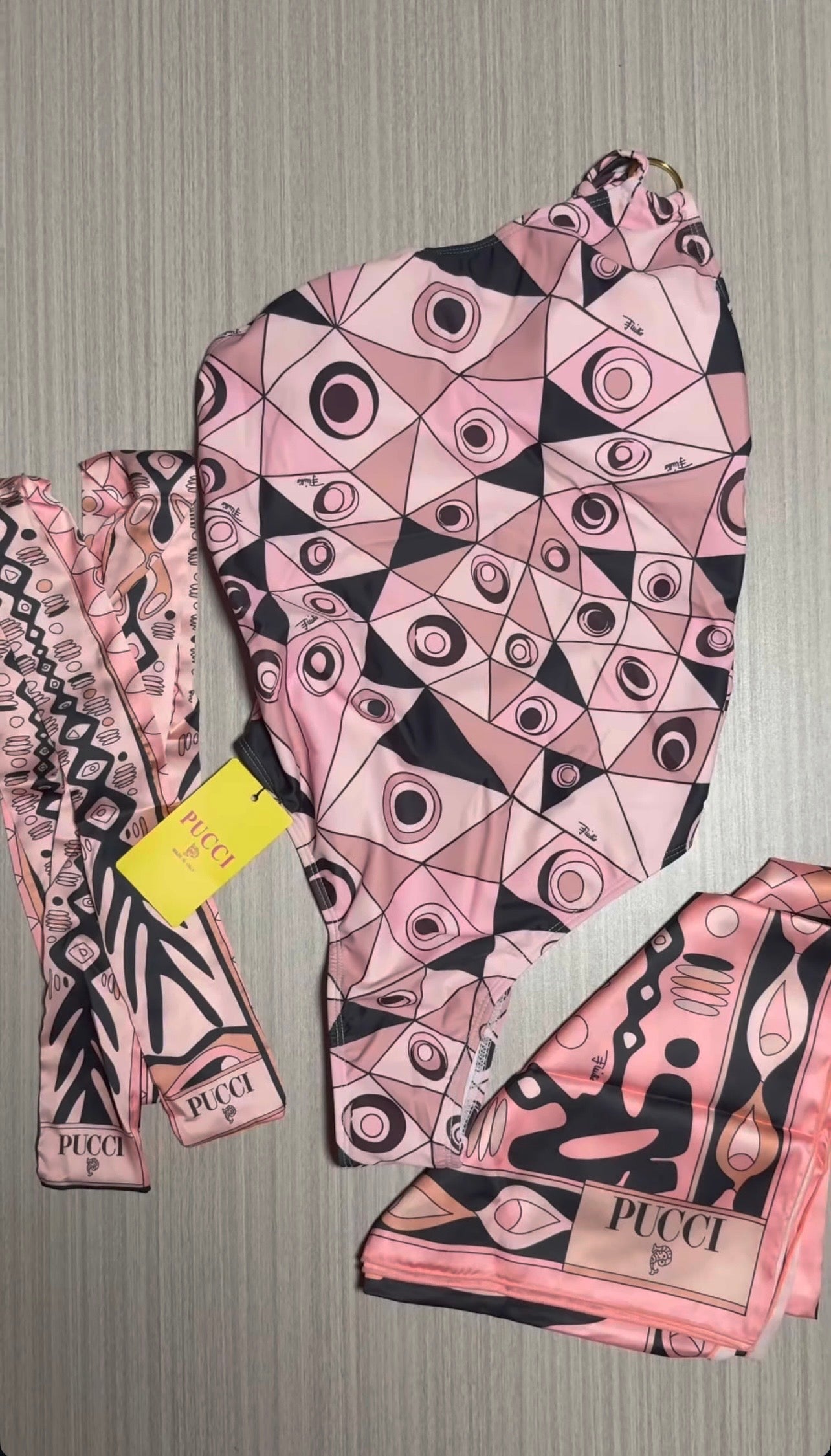 Amalfi Pucci Swimsuit Set