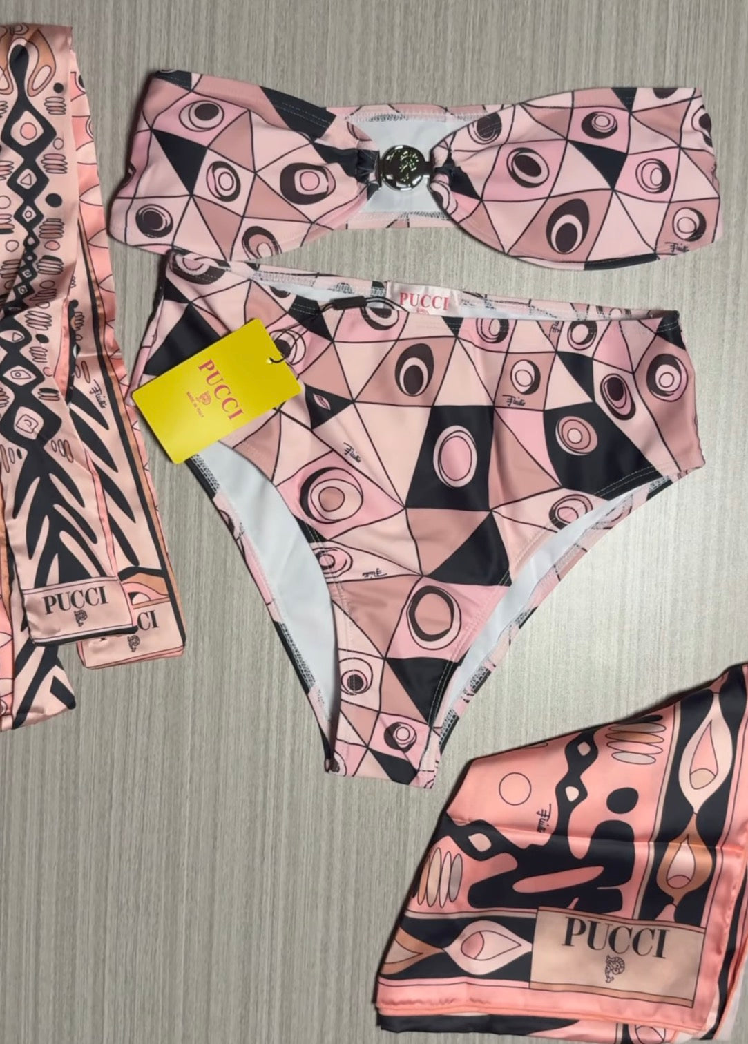 Almalfi Blush Pucci Bikini Set