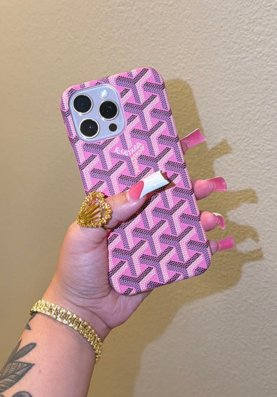 Purple Goyard Case