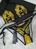 VERSACE BLACK & GOLD BIKINI