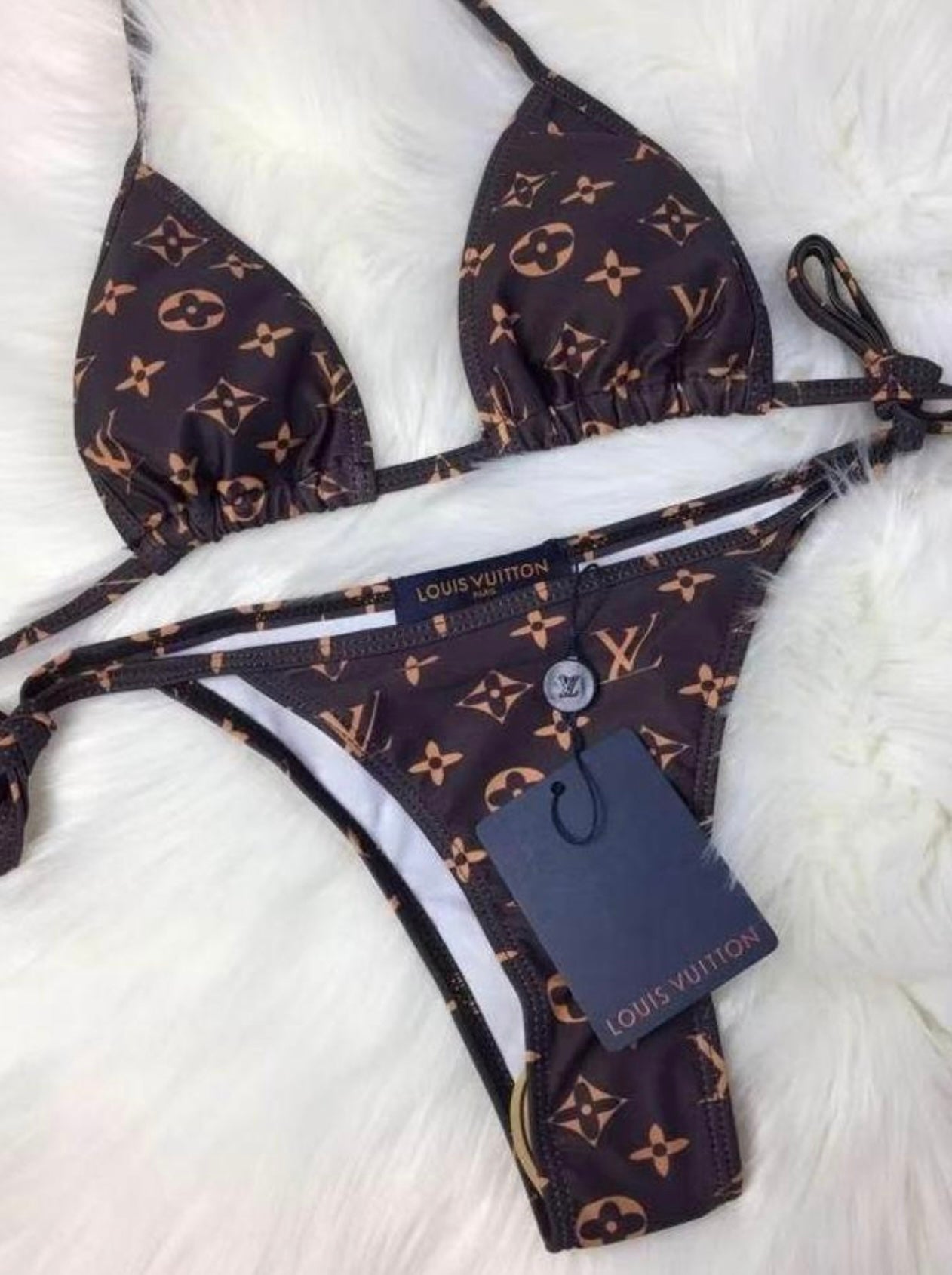 BROWN LV BIKINI