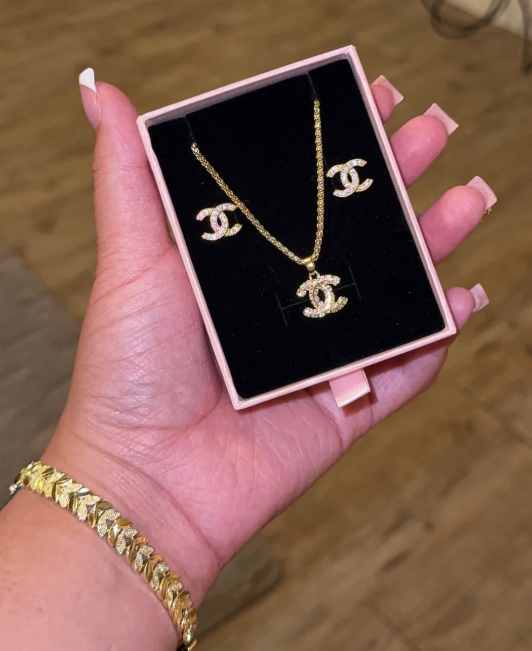 CC NECKLACE & EARING SET