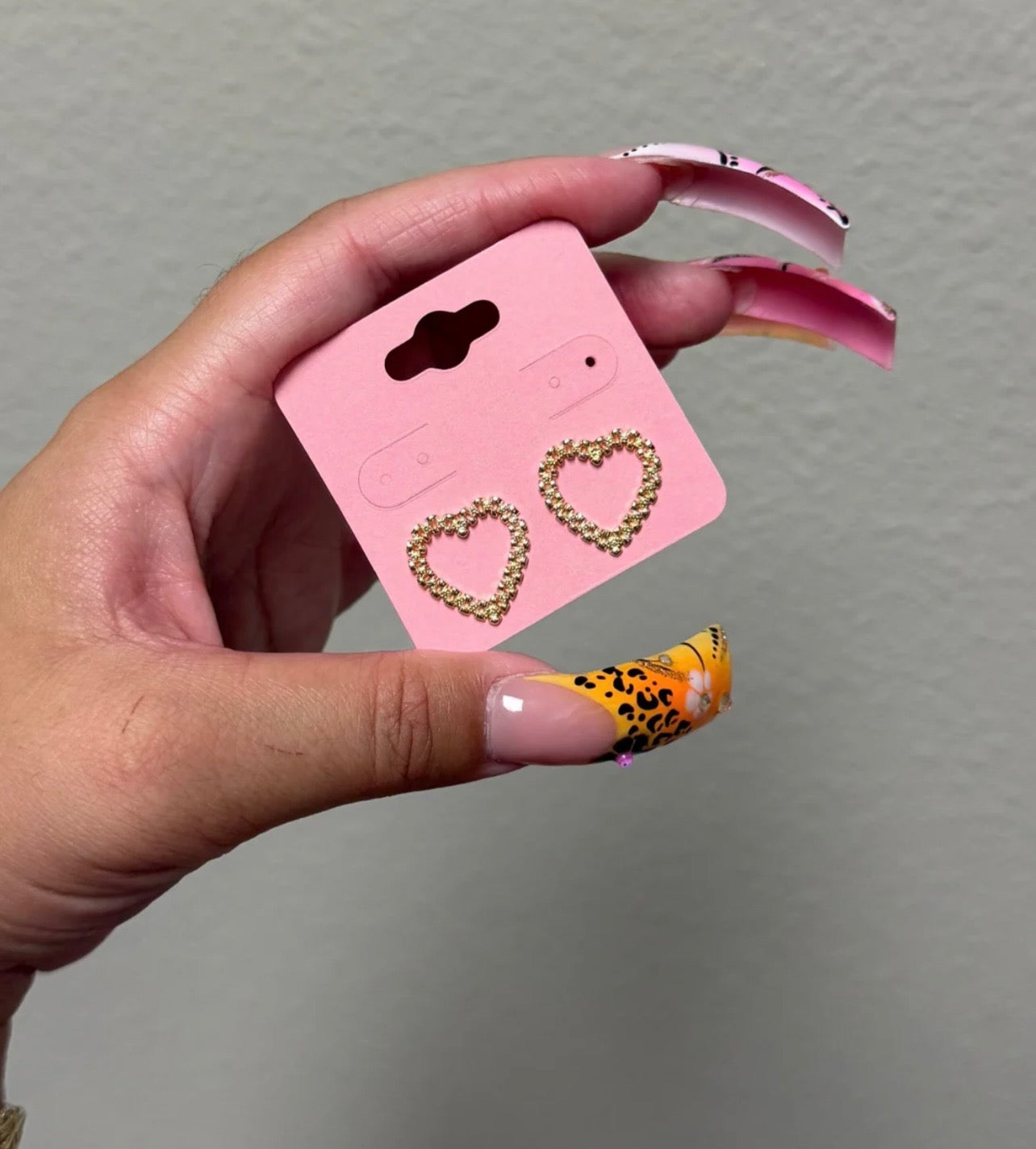 HEART ROLEX EARRINGS