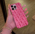 PINK DIOR IPHONE CASE