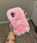 FLUFFY PRADA PHONE CASE