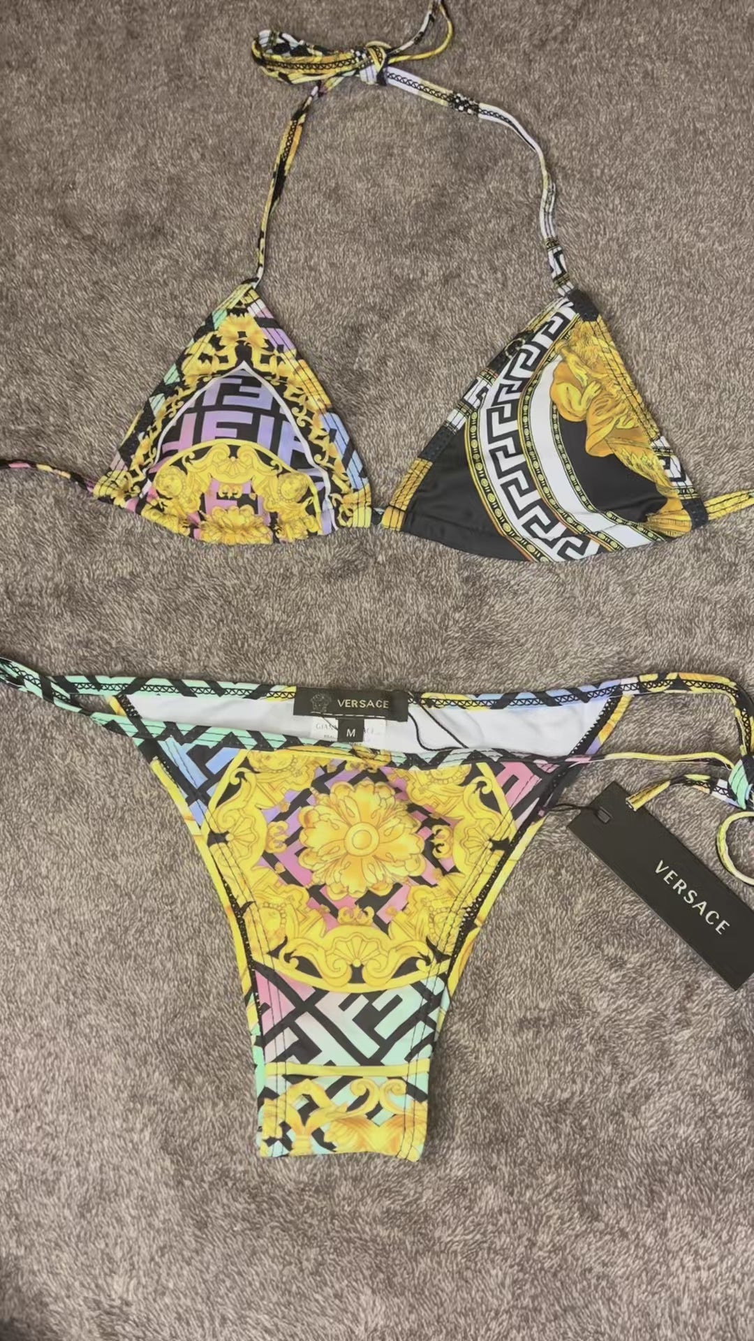 Versace Multi Color Bikini